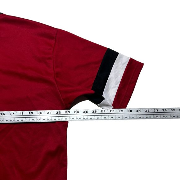 West Coast Vancouver Canada Hockey Jersey Adult Medium Red Short Sleeve - Picture 5 of 9